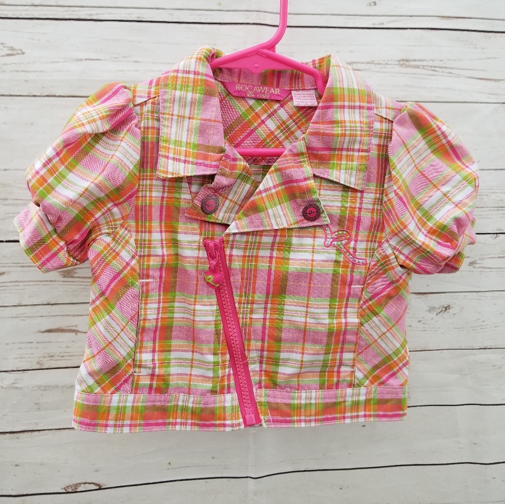 Toddler girl short-sleeve Rocawear jacket